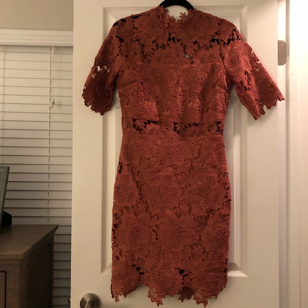 VICI Dolls The One Crochet Lace Dress - Rose